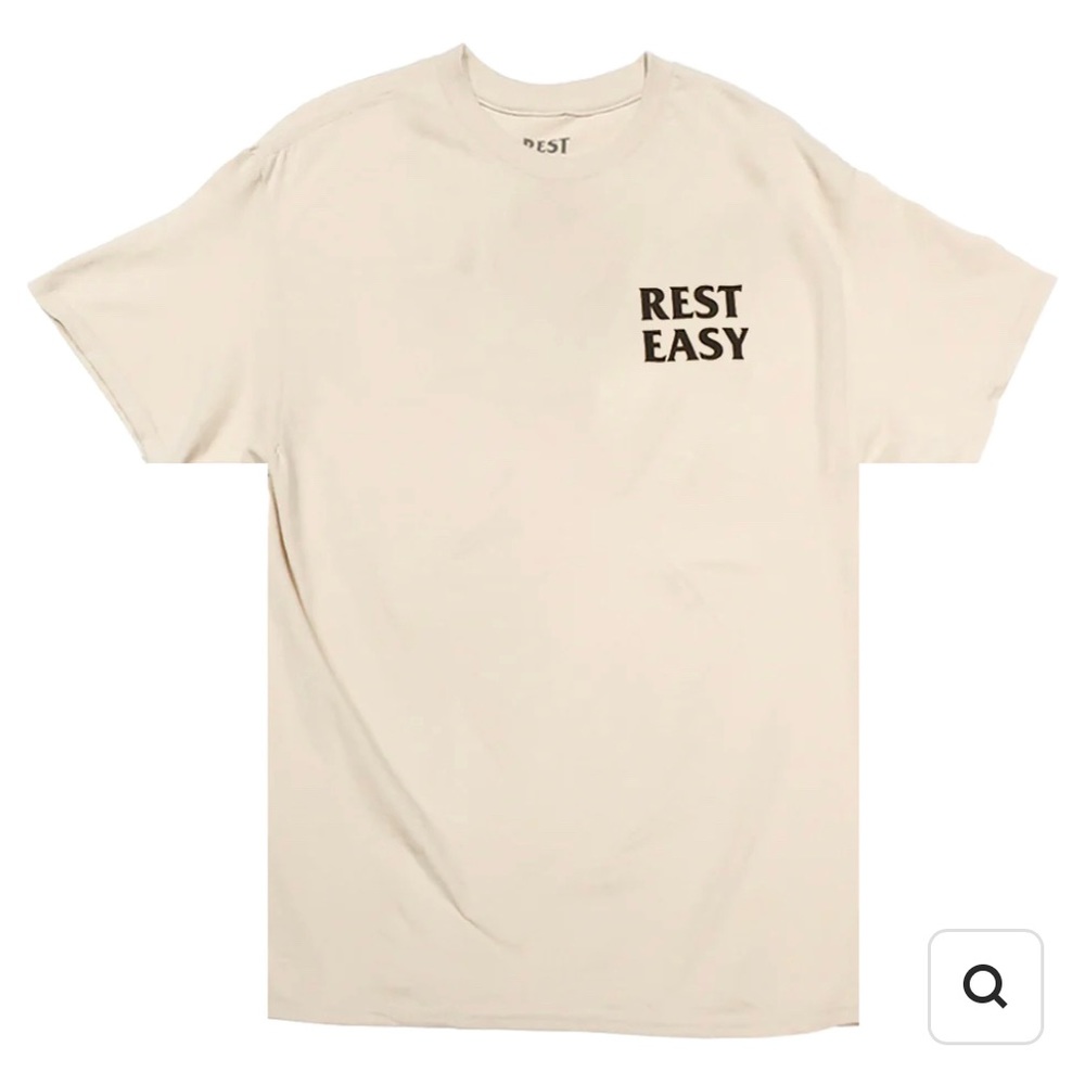 Rest easy t shirt multiple sizes in stock